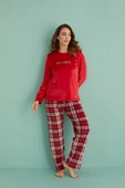 Mihra 13309-4 Kadın Kışlık Kadife Pijama Takımı - 2