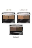Eyebrow Duo - Ikili Kaş Farı 02 Medium 2.5 G Kaş Farı & 1.5 G Wax - 3