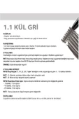Eyebrow Tint Vegan Kaş Boyası Seti 1.1 Kül Gri - 3