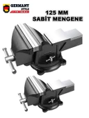 Germany Style Premium Black 125mm 5" Dövme Çelik Sabit Tezgah Masa Mengenesi - 1