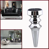 Mobilya Yükseltici Kanepe Koltuk Tv Ünitesi Baza Ayağı Zigon Orta Sehpası Ayak Ayakları Gümüş Krom 17 cm thumbnail 7