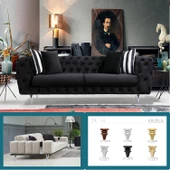 Mobilya Yükseltici Kanepe Koltuk Tv Ünitesi Baza Ayağı Zigon Orta Sehpası Ayak Ayakları Gümüş Krom 17 cm thumbnail 8