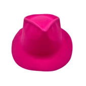 Pembe Lazer Plastik Kadife Fotr Model Şapka 30x25 cm - 2
