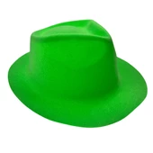 Yeşil Lazer Plastik Kadife Fotr Model Şapka 30x25 cm thumbnail 3