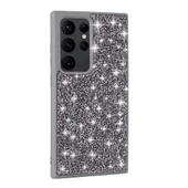 Galaxy S24 Ultra Kılıf Parlak Taşlı Tasarım  Pırlanta Kapak - 4