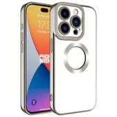 Apple iPhone 15 Pro Kılıf Kamera Korumalı Logo Gösteren  Omega Kapak - 3