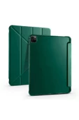 Apple iPad Pro 12.9 2022 M2 UyumluTri Folding Kalem Bölmeli Standlı Kılıf - 3