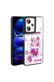 Xiaomi Redmi Note 12 Pro 5G Kılıf Parlayan Kabartmalı İkonik Figürlü Zore Amas Silikon Kapak-Beyaz - 1