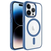Apple iPhone 13 Pro Kılıf Wireless Şarj Özellikli  Krom Magsafe Silikon Kapak - 2