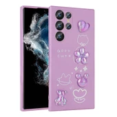 Galaxy S23 Ultra Kılıf Kabartma Figürlü Parlak  Toys Silikon Kapak - 1