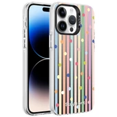 Apple iPhone 14 Pro Max Kılıf Desenli  Silver Sert Kapak - 6