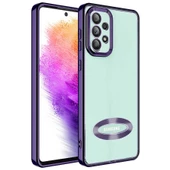 Galaxy A73 Kılıf Kamera Korumalı Logo Gösteren  Omega Kapak - 2