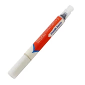 Araç Oto Rötuş Kalemi 5 ml Kaporta Tampon Çizik Giderici Fırça Metalik Beyaz Renk Boya Kalemi - 4