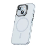 Apple iPhone 15 Plus Kılıf Airbagli Magsafe Wireless Şarj Özellikli Lens Koruyuculu  Klaptika Kapak - 4