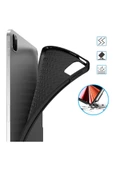 iPad Pro 13 2024 Uyumlu Stand Özellikli Renkli Işıklı Klavyeli Tablet Kılfı - 4