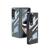 Galaxy Z Fold 4 Kılıf  Full Camlı Kıpta Kapak - 11
