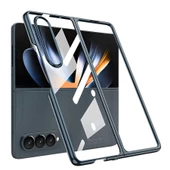 Galaxy Z Fold 4 Kılıf  Full Camlı Kıpta Kapak - 2