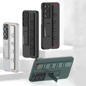 Galaxy S23 Kılıf Standlı El Tutacaklı  Band Kapak - 7