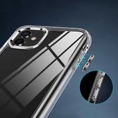 Apple iPhone 12 Kılıf Standlı Şeffaf Silikon  L-Stand Kapak - 4
