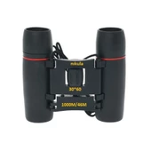 30X60 Cepte Taşımalı Kauçuk Kaplamalı Mini Dürbün Siyah thumbnail 1