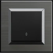 4 Adet Ovivo Quantum Manyetik Gri Vavien Anahtar + Çerçeve Dahil - 1