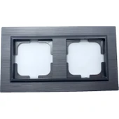 Ovivo Quantum Manyetik Gri İkili Çerçeve 1 Adet - 1