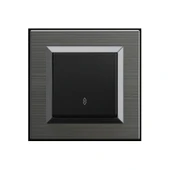 Ovivo Quantum Manyetik Gri Vavien Anahtar + Çerçeve Dahildir - 1 Adet - 1