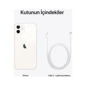 Apple iPhone 12 256 GB Beyaz Cep Telefonu (Apple Türkiye Garantili) - 4