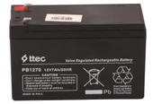 Ttec 12V 7AH-20HR Base Bakımsız Kuru Akü Alarm-Siren için Ups Uygun Değil 1,75 Kg - 1
