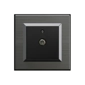 12 Adet Ovivo Quantum Manyetik Gri Uydu Tv Prizi F Konnektör Çerçeve Dahildir - 1