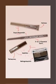 Pastel Eyebrow Mascara Set - Kaş Maskarası 22 24 Togin Çanta Hediye thumbnail 4