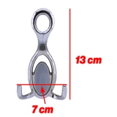 İlknur 5 Adet Portmanto Vestiyer Duvar Askısı Metal Dolap Elbise Askılığı Askılık Krom 5 Adet thumbnail 3