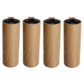 Kapsül Bohem Açık Ceviz 15 cm Mobilya Kanepe Koltuk Baza Yükseltici Yükseltme Ayağı Ayakları 4 Adet - 8