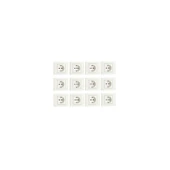 12 Adet Grano Çocuk Korumalı Topraklı Priz Beyaz - 1