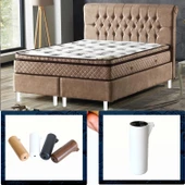 Kapsül Bohem Beyaz 18 cm Mobilya Kanepe Koltuk Baza Yükseltici Yükseltme Ayağı Ayakları 4 Adet thumbnail 7