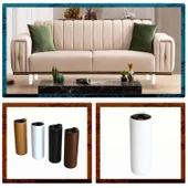 Kapsül Bohem Beyaz 18 cm Mobilya Kanepe Koltuk Baza Yükseltici Yükseltme Ayağı Ayakları 4 Adet thumbnail 6