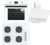 Termikel Ankastre Set (BO O6555C W + BH P7144C W + CH C6532C WW) thumbnail 1