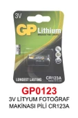 3V LİTYUM FOTOĞRAF MAKİNASI PİL CR123A - 1