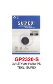 3V LİTYUM PARA PİL TEKLİ SUPEX 2320 - 1