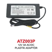 12V 3A AC/DC PLASTİK ADAPTÖR - 1