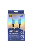 UMUR HDTV Premium Yüksek hızlı 4K Ultra HD HDMI 2.0 Ses ve Görüntü Kablosu 1.5 Metre - 1