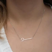 El Yazısı  925 Gümüş İsimli Kolye thumbnail 4