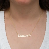 Kalpli 925 Gümüş İsimli Kolye thumbnail 6