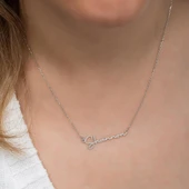 El Yazısı  925 Gümüş İsimli Kolye thumbnail 5