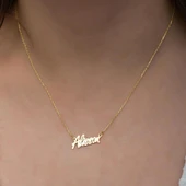 Altın Kaplama 925 Gümüş İsimli Kolye thumbnail 3