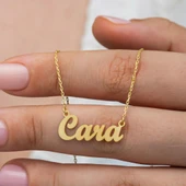 Altın Kaplama 925 Gümüş İsimli Kolye thumbnail 2