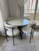 Enkare Elisa Masa Sandalye Takımı, Lak Panel Masa - 1