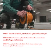 Küçük Plastik Makaralı Seyyar CCA Kablo 4 Priz Monofaze Uzatma Kablosu 3x2.5 mm TTR Kablo 20 Metre - 5