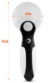 Ledli Işıklı Aydınlatmalı Büyüteç 5X - 10X Büyütme Kapasiteli El Tipi 60 mm Mercek Çerçevesiz - 2