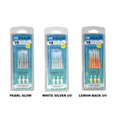 Ryuji V8 8cm 5,5g LRF Silikon Yem Red Head White Silver - 3